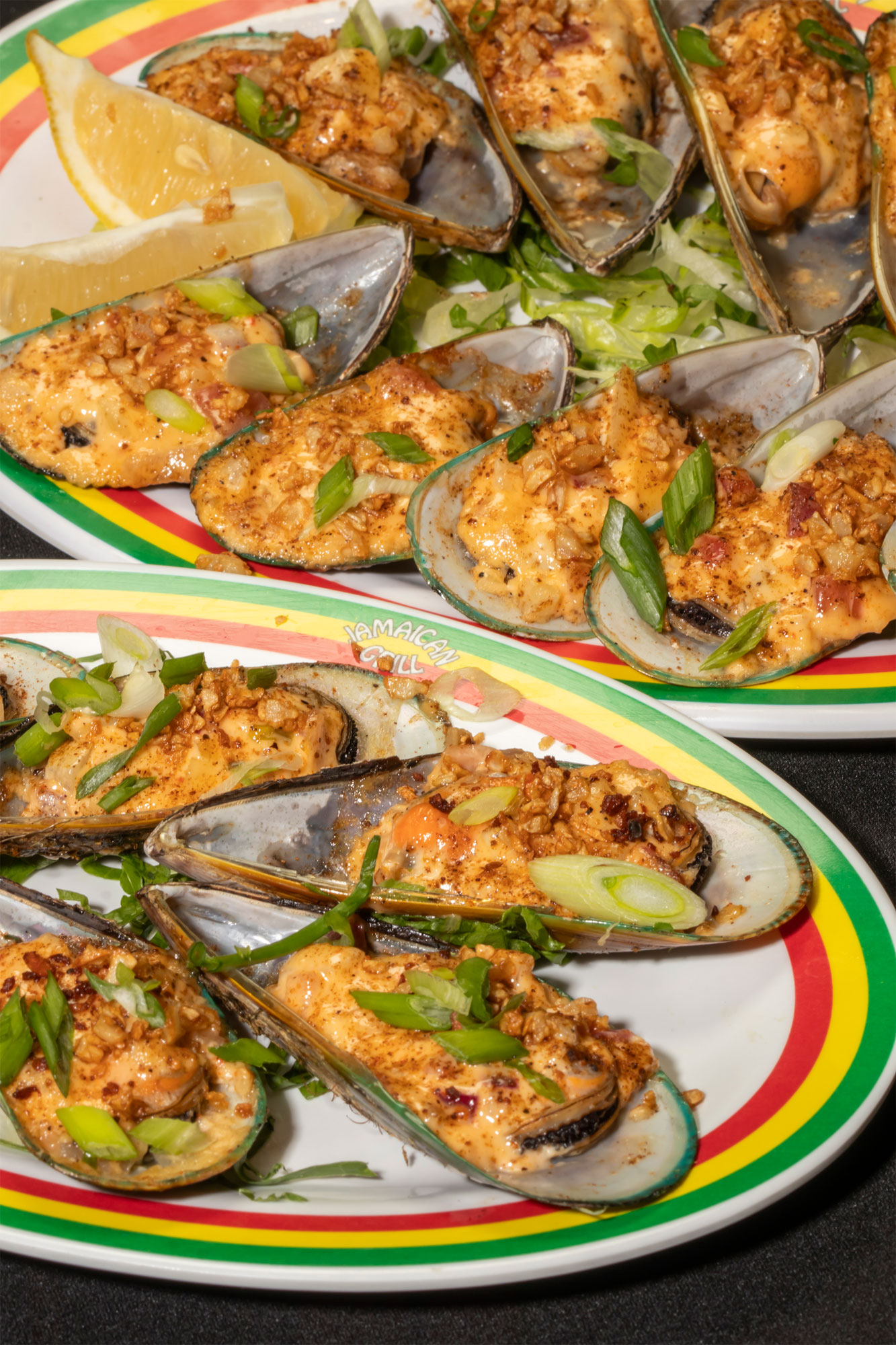 Zesty Grilled Mussels